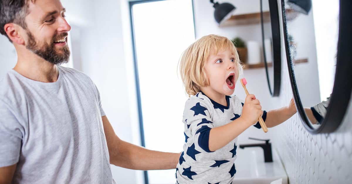 Arm your toothbrushing arsenal with techy distractions and rewards. That way, no matter what type of tantrum happens, you’ll be one smile ahead.